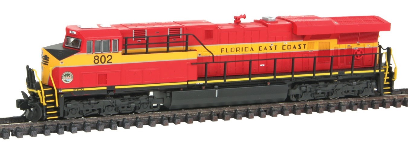N Scale - Fox Valley - 70410 - Locomotive, Diesel, GE GEVO - Florida East Coast - 802