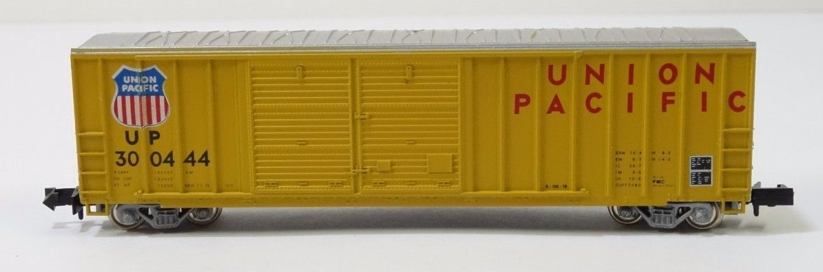 N Scale - Roundhouse - 8341 - Boxcar, 50 Foot, FMC, 5077 - Union Pacific - 300364