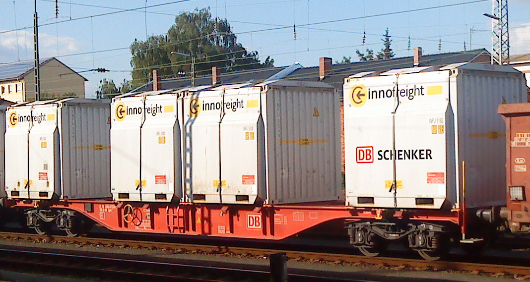 Vehicle - Rail - Rolling Stock (Freight) - Flatcar - 20M, Container Sgns