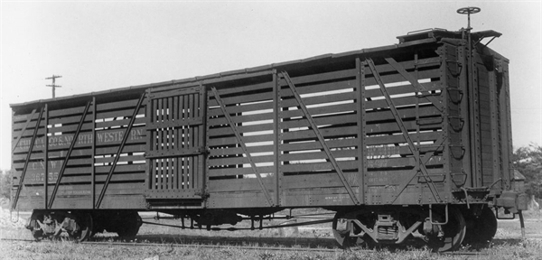 Vehicle - Rail - Rolling Stock (Freight) - Stock Car - 50 Foot, Steel