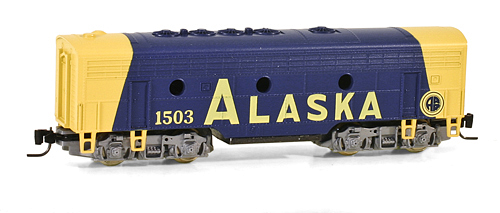 Z Scale - Micro-Trains - 980 12 110 - Locomotive, Diesel, EMD F7 - Alaska Railroad - 1503