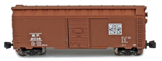 Z Scale - AZL - 904315-1 - Boxcar, 40 Foot, AAR 1944 - Western Pacific - 20136
