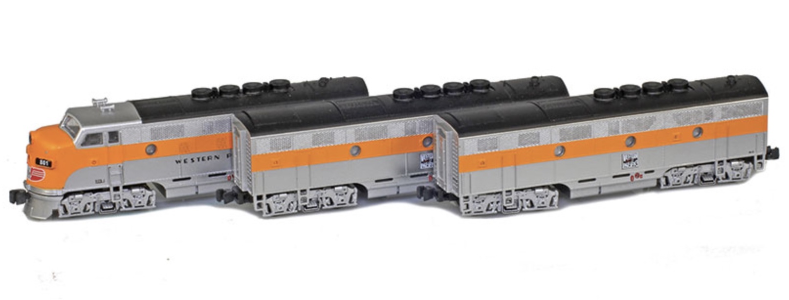 Z Scale - AZL - 62916-1 - Locomotive, Diesel, EMD F3 - Western Pacific - 801A, 801B, 802B