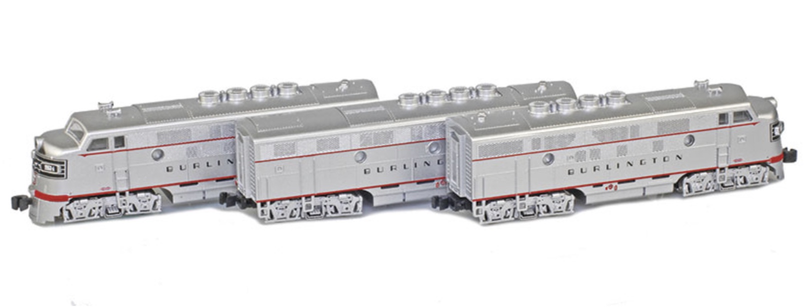 Z Scale - AZL - 62917-1 - Locomotive, Diesel, EMD F3 - Burlington Route - 9960A, 9960B, 9960C