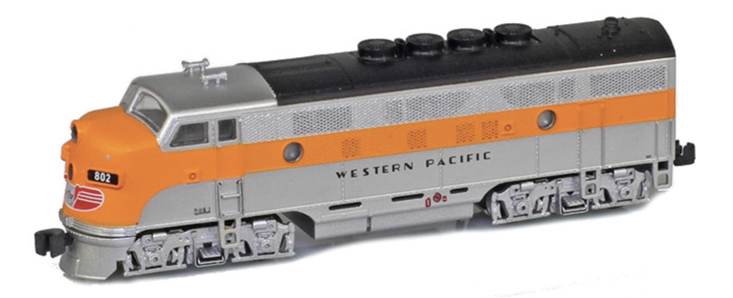 Z Scale - AZL - 62916-2 - Locomotive, Diesel, EMD F3 - Western Pacific - 802A