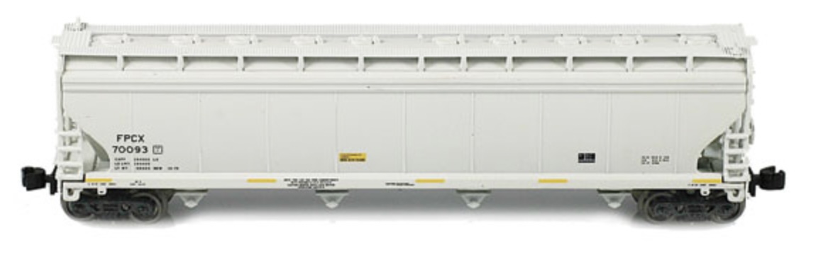 Z Scale - AZL - 90701-1 - Covered Hopper, 4-Bay, ACF 5250 - Occidental Petroleum - 4-Pack
