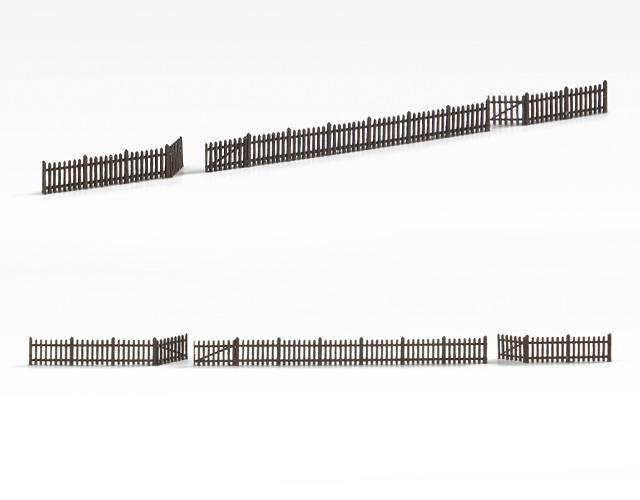 Z Scale - Archistories - 811201 - Structure, Details , Residential, Fence - Residential Structures