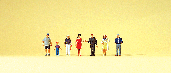 Z Scale - Preiser - 88559 - Figures, People, Walking, Standing