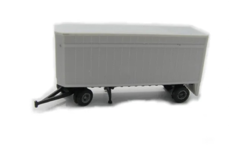 Z Scale - Showcase Miniatures - 4016 - Vehicle, Trailer, Pup, 28-Foot - Undecorated
