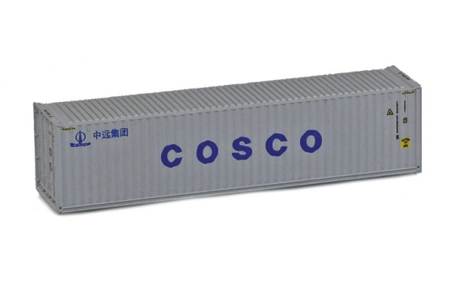 Z Scale - MCZ Models - MCZ-110 - Container, 40 Foot, Hi-Cube - COSCO Logisitics