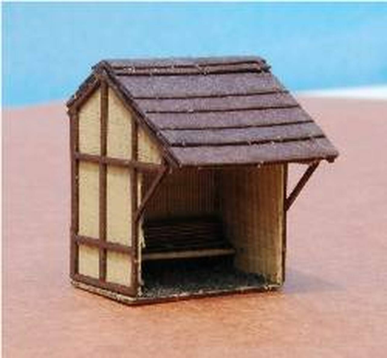 Z Scale - GCLaser - 5250 - Structure, Railroad, Shelter - Undecorated