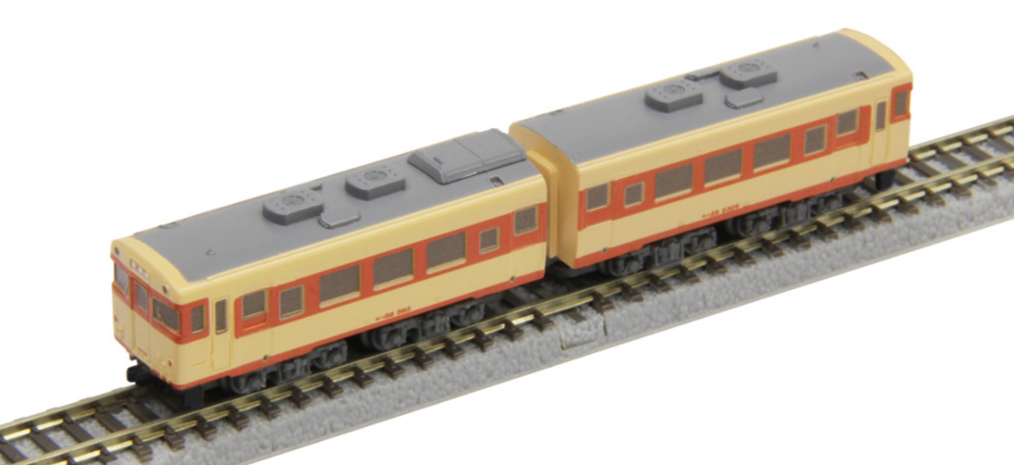 Z Scale - Rokuhan - ST010-1 - Locomotive, Diesel, KIHA58 - Japan Railways West - 2-Pack