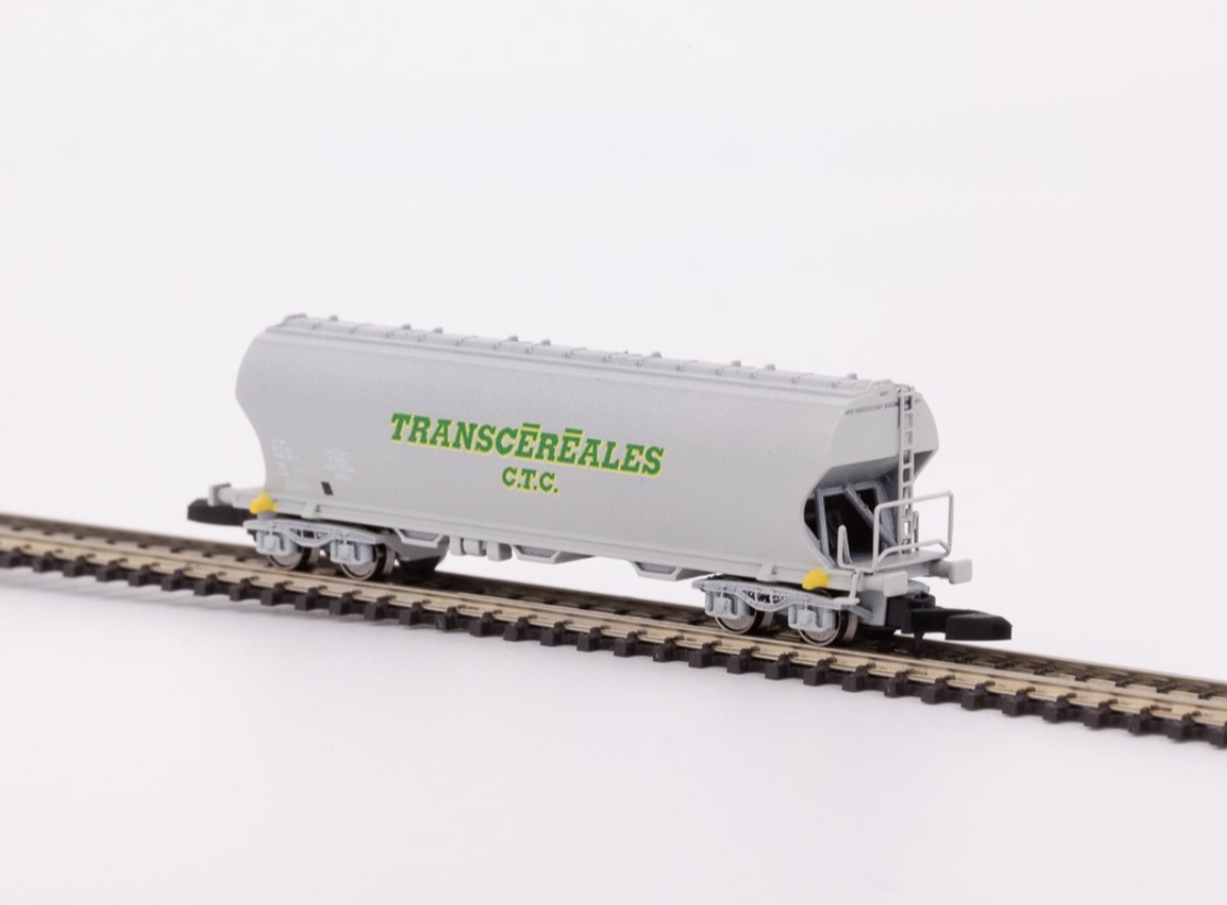 Z Scale - Azar Models - W01-TC1 - Covered Hopper, 3-Bay - SNCF