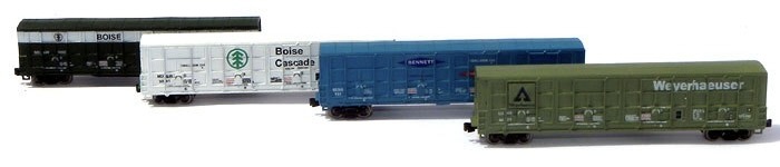 Z Scale - Stonebridge Models - 8003 - Boxcar, 55 Foot, Thrall All-Door - Bennett Lumber - 153