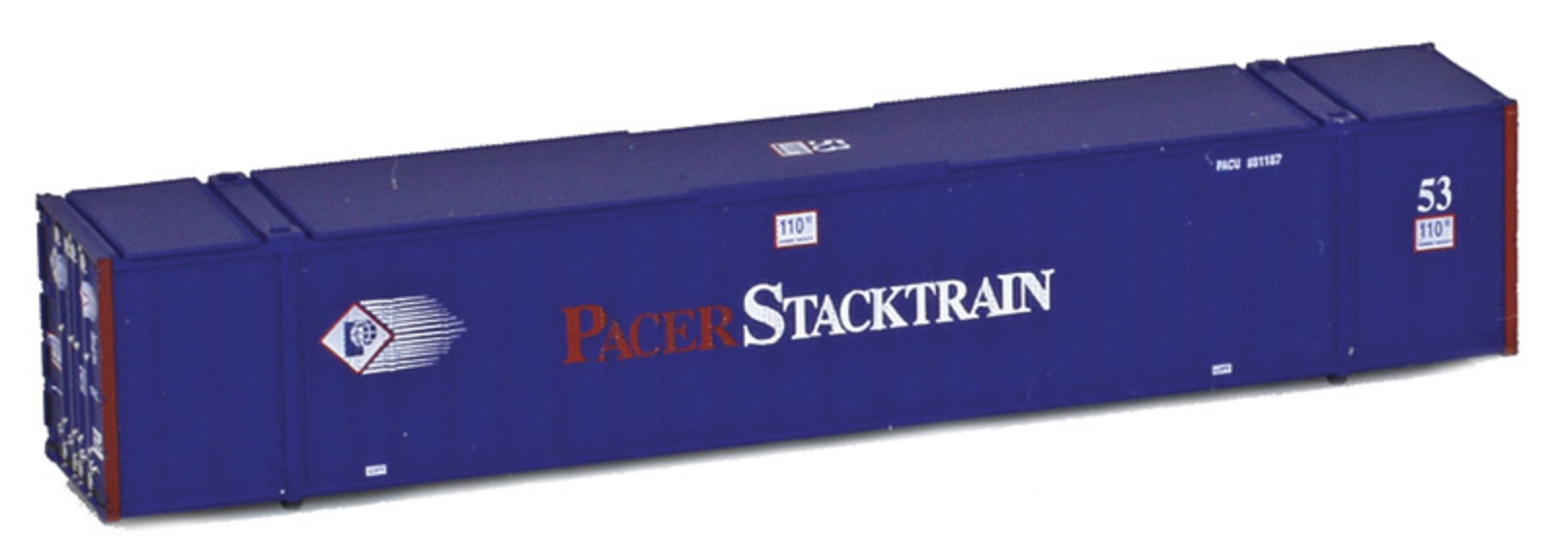 Z Scale - AZL - 95109 - Container, 53 Foot - Pacer StackTrain