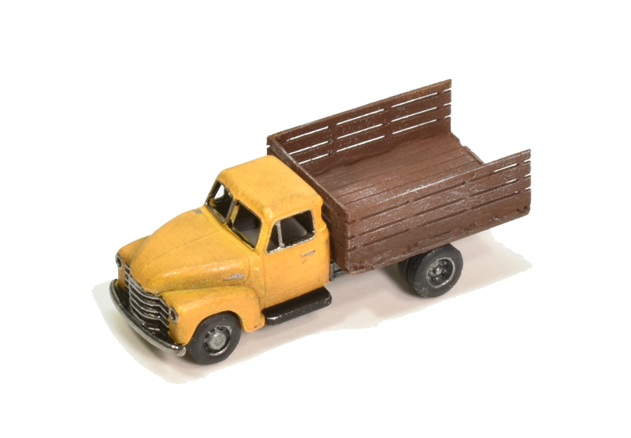 Z Scale - Showcase Miniatures - 4039 - Vehicle, Truck, Stakebed - Undecorated