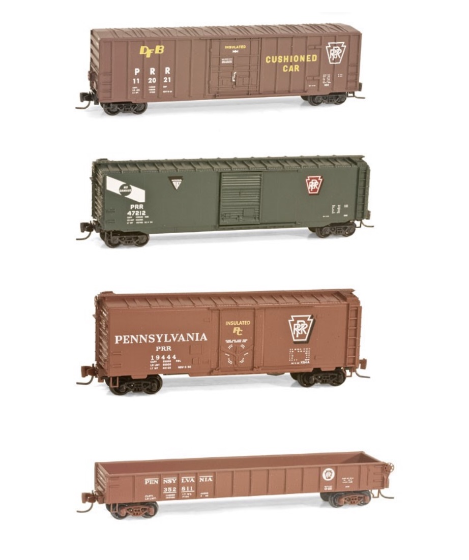 Z Scale - Micro-Trains - 994 00 042 - Mixed Freight Consist, North America, Transition Era - Pennsylvania - 4-Pack