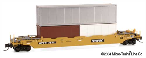 Z Scale - Micro-Trains - 13001 - Container, Intermodal, Gunderson Husky Stack - TTX Company - 56811