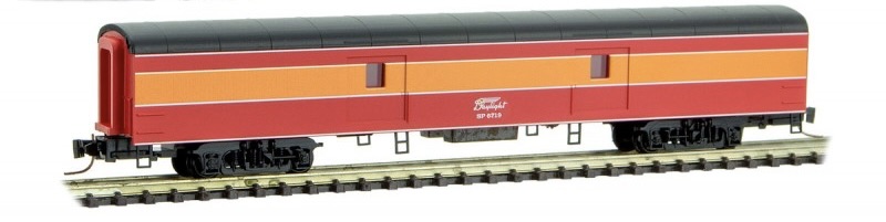 Z Scale - Micro-Trains - 551 54 180 - Passenger Car, Lightweight, Smoothside, Baggage - Southern Pacific - 6719