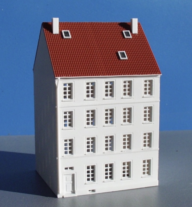 Z Scale Luetke 73 271 Structure, Building, Residential, Hou...