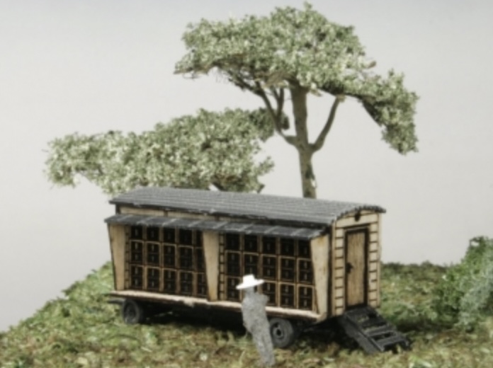 Z Scale - Luetke - 73 322 - Structure, Trailer, Commercial, Beekeeper - Commercial Structures