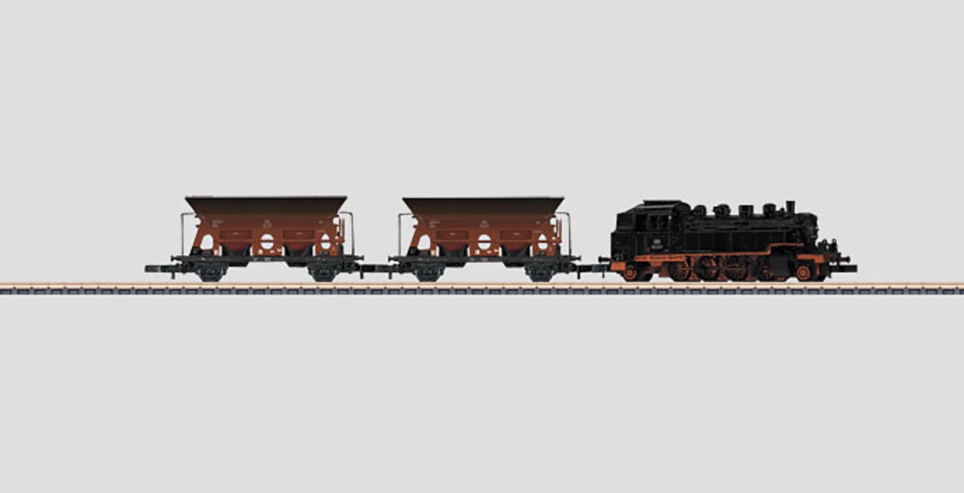 Z Scale - Märklin - 81379 - Coal Train, Steam, Europe, Epoch III - Deutsche Bundesbahn - 3-Pack
