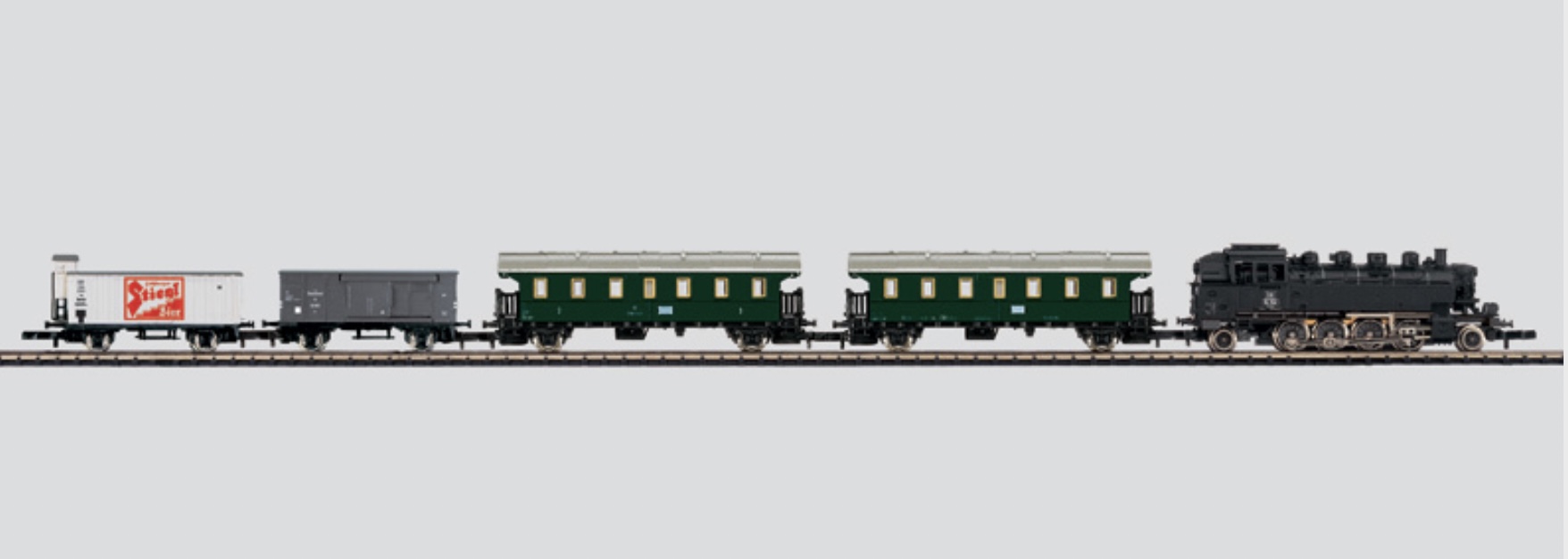 Z Scale - Märklin - 81417 - Passenger Train, Electric, Europe, Epoch III - ÖBB (Austrian Federal Railways) - 5-Pack
