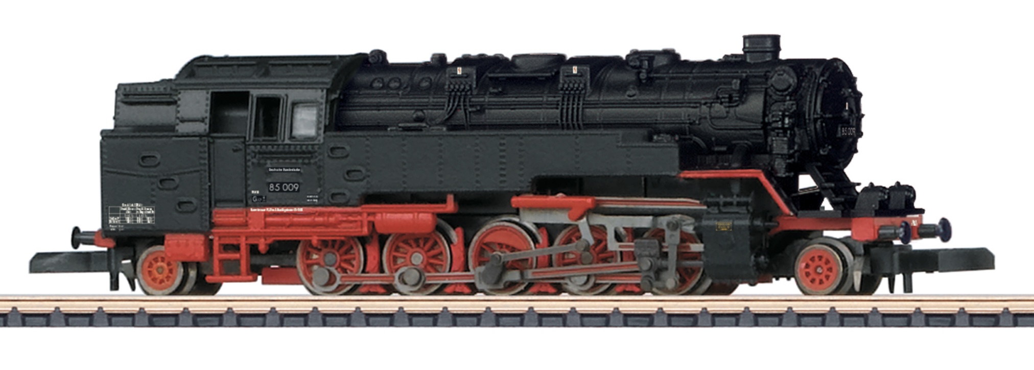 Z Scale - Märklin - 88931 - Locomotive, Steam, 2-10-2, Class 85, Epoch III - Deutsche Bundesbahn - 85 009