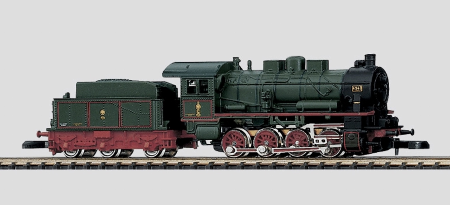 Z Scale - Märklin - 88982 - Locomotive, Steam, Class G, 0-8-0, Epoch I - Prussia State (KPEV) - 4943