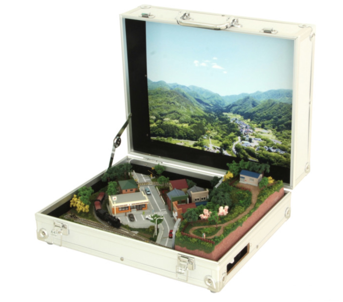 Z Scale - Rokuhan - S063-2 - Mini Trunk, Layout Kit, Tunnel - Railroad Structures