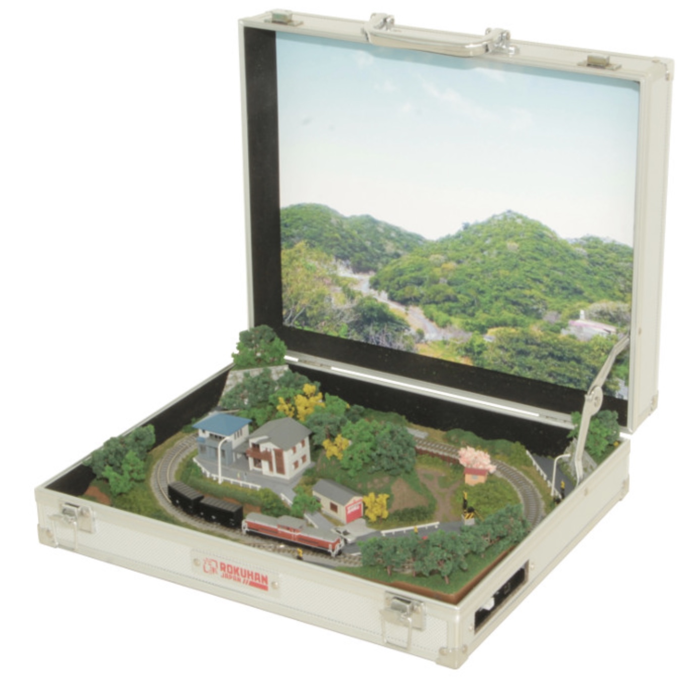 Z Scale - Rokuhan - S064-2 - Mini Trunk, Layout Kit, Hill - Railroad Structures