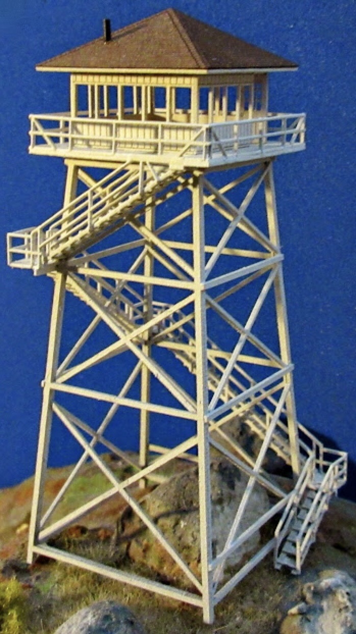 Z Scale - Animek Models - AM-1012 - Structure, Municipal, Lookout Tower - Municipal Structures