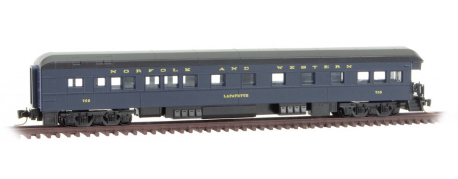 Z Scale - Micro-Trains - 556 00 240 - Passenger Car, Heavyweight, Pullman - Norfolk & Western - 700 - Lafayette