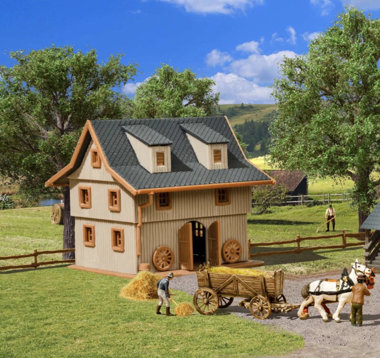Z Scale - Vollmer - 49541 - Structures, Building, Agricultural, Barn - Agricultural Structures