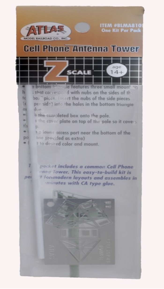 Z Scale - Atlas - BLMA8101 - Accessories, Tower, Cell Phone - Undecorated
