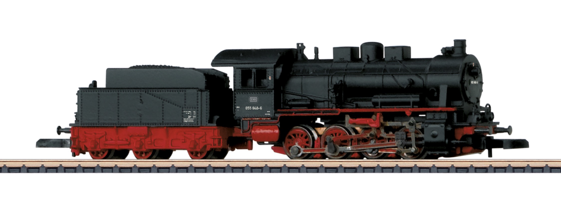 Z Scale - Märklin - 88986 - Locomotive, Steam, 0-8-0, Class 55, Epoch IV - Deutsche Bundesbahn - 055 848-6