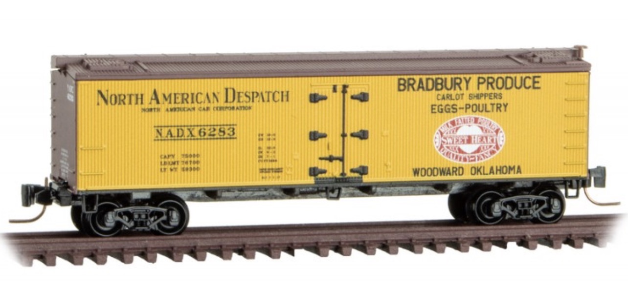 Z Scale - Micro-Trains - 518 00 864 - Reefer, Ice, Wood - North American Despatch - 6283