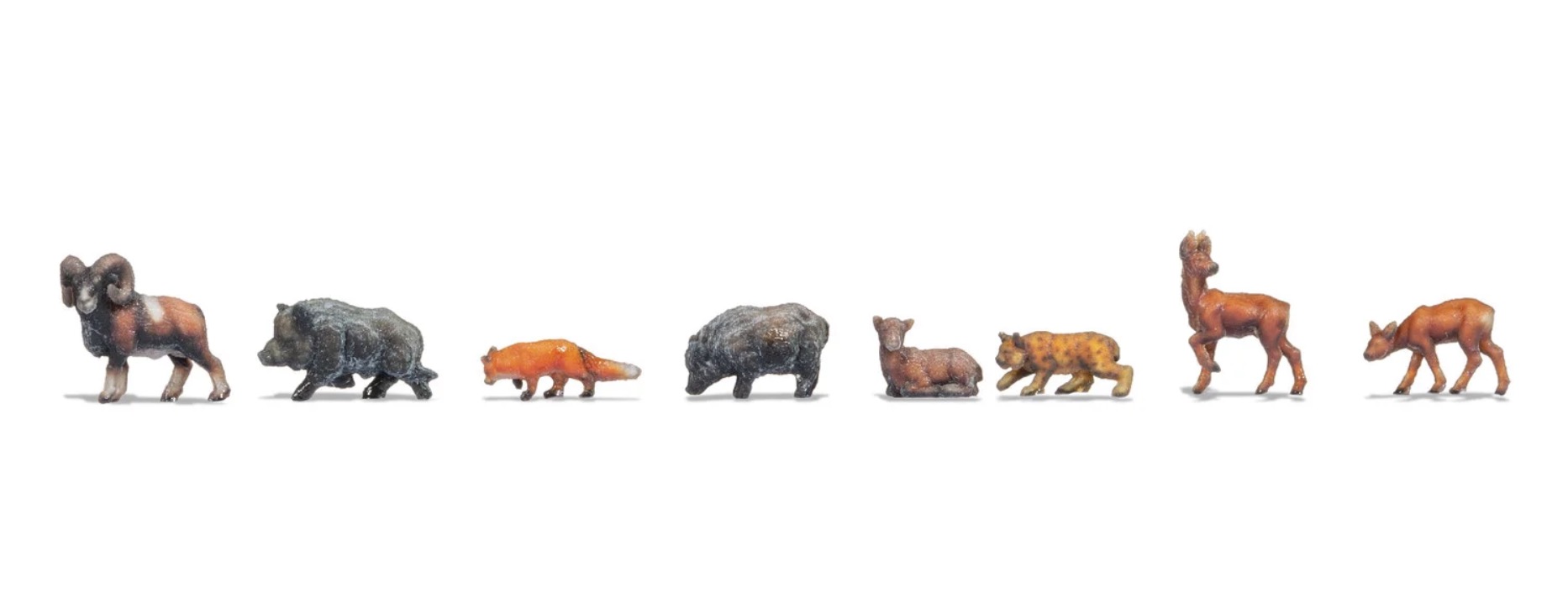 Z Scale - Noch - 44543 - Figures, Animals, Forest - Animals