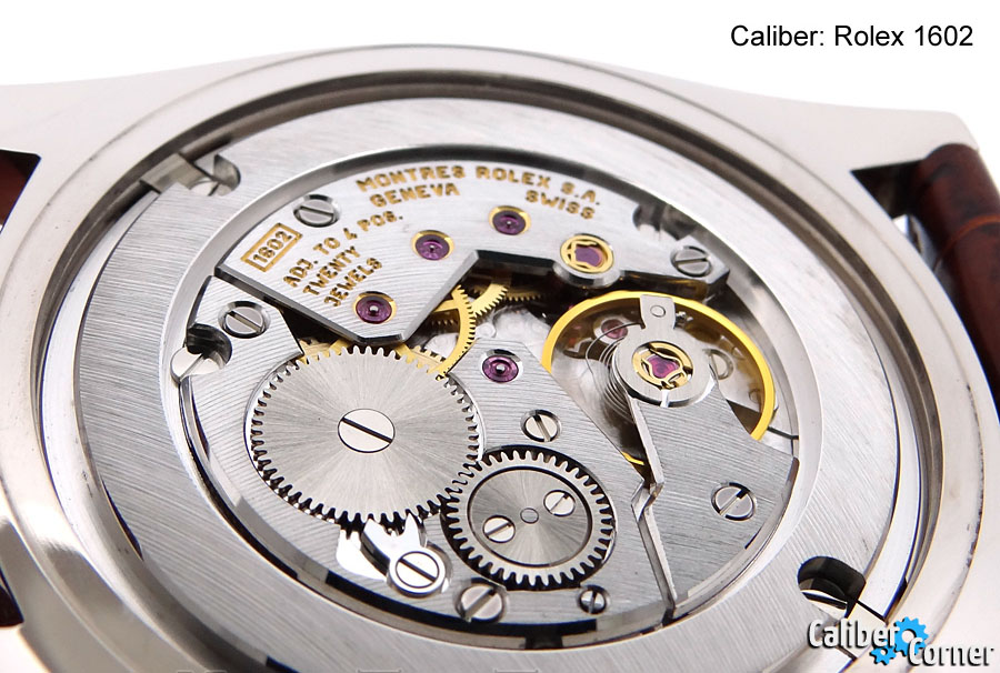 rolex 1600 movement