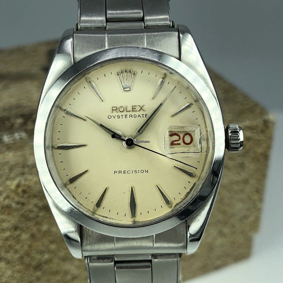 rolex 1960s mens oysterdate watch