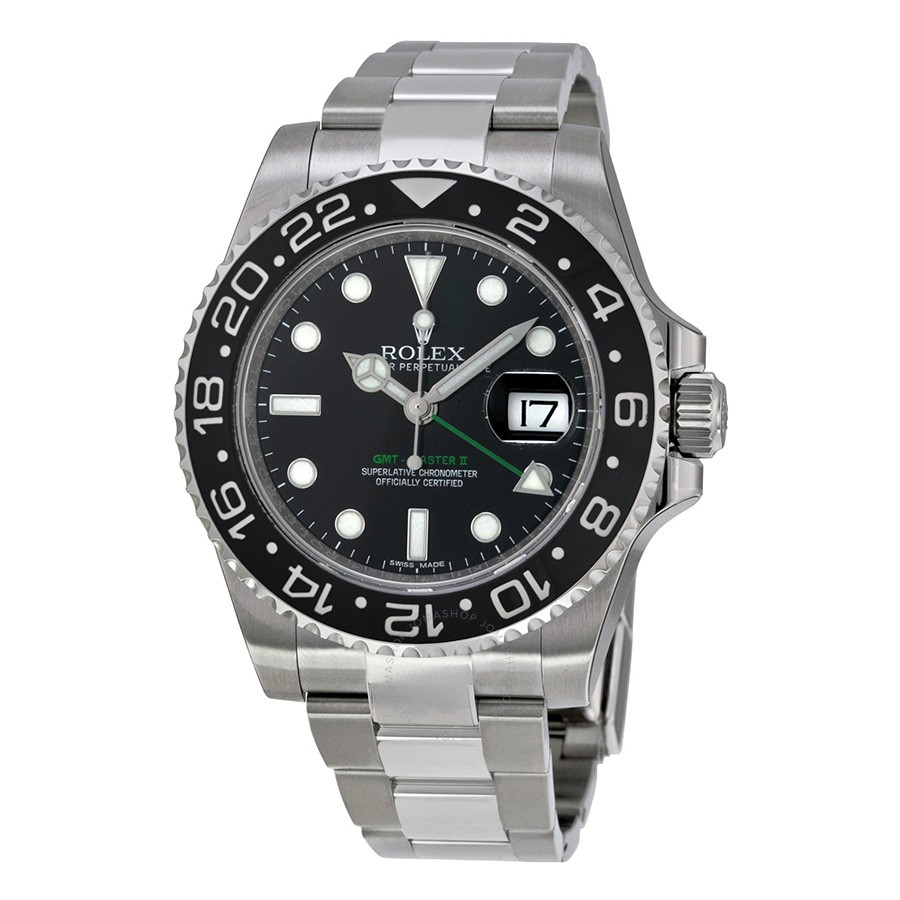 rolex gmt master ii mens automatic watch
