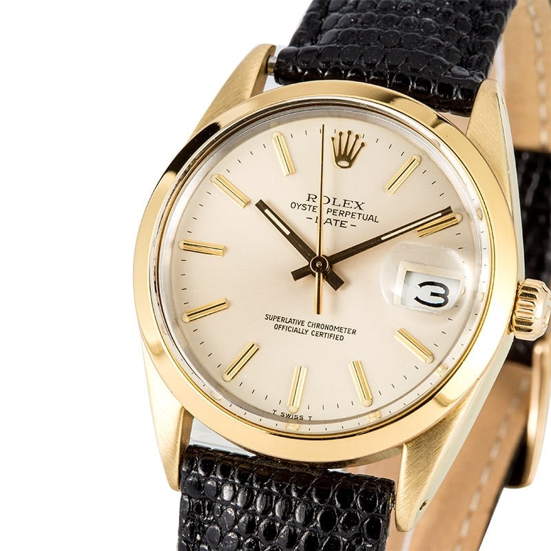 rolex 15505 gold plated
