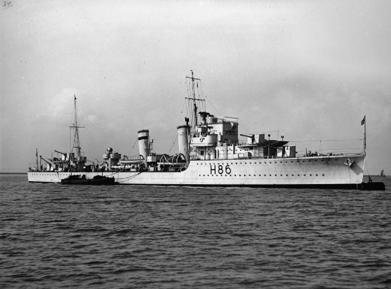 Warship - HMS Grenade - Destroyer