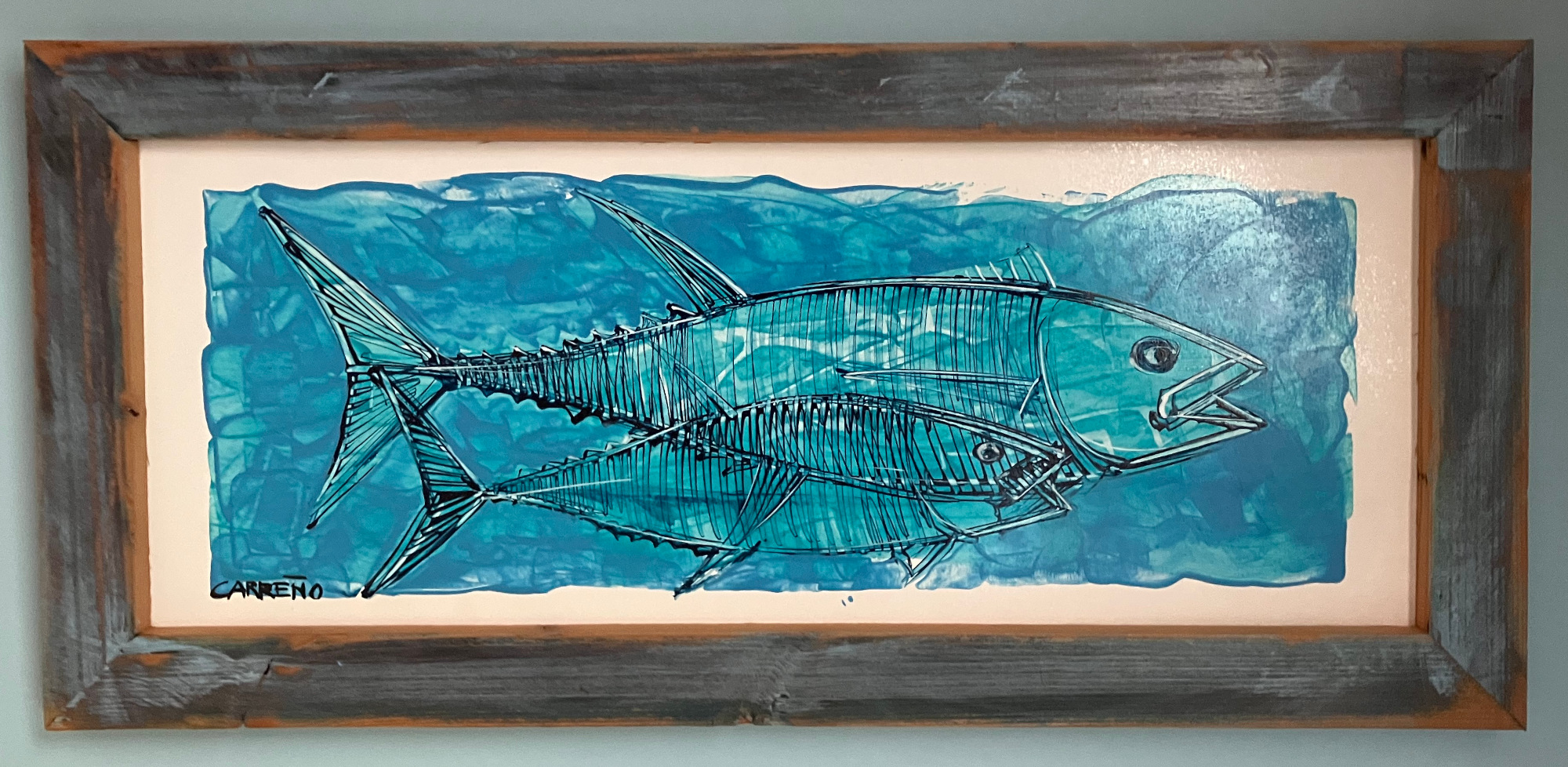 Fine Art Item - Alejandro Carreno - Acrylic on Foam Core - Fish